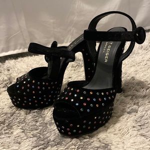 Kurt Geiger Velvet Heels
